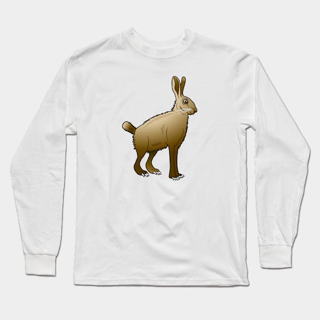 Easter Bunny Long Sleeve T-Shirt by Restarter